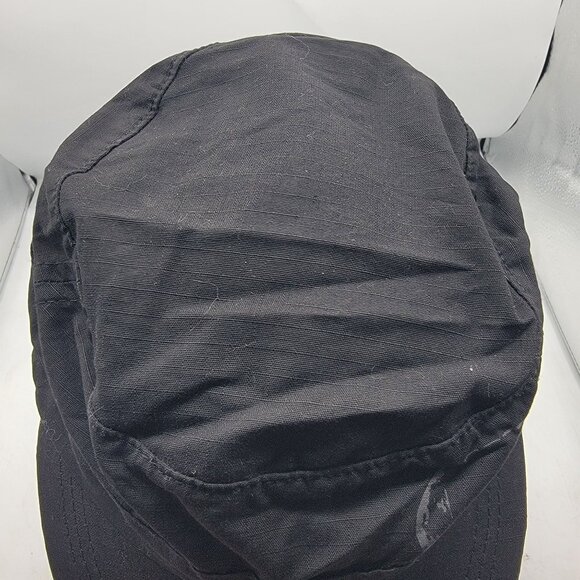 Vans Black Military Style Hat With Skull Graphic L/XL Made In USA Casual - Picture 8 of 9